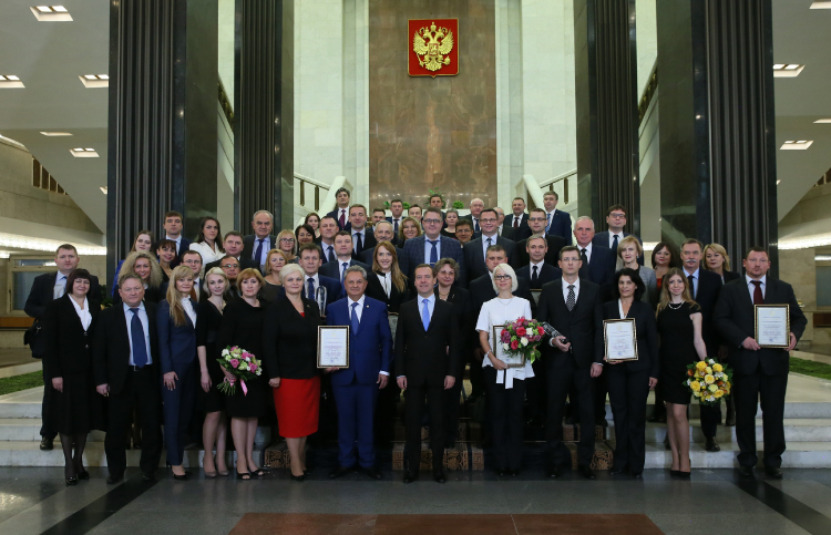 Церемонии награждения лауреатов премий Правительства 2017 года в области качества